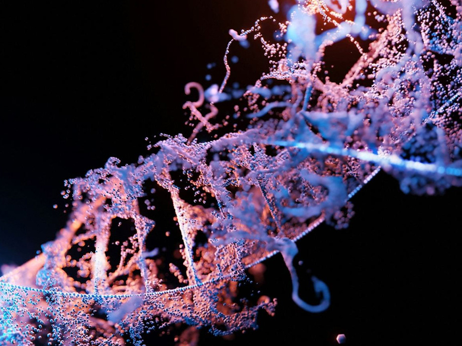 cool image of dna model